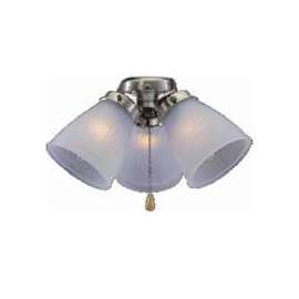 Boston Harbor Ceiling Fan Light Kit, 190 W, Candelabra, 3, 60 W Lamp, Antique Brass, 6-3/4 In H