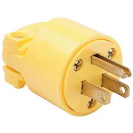 15A YEL HD Vinyl Plug