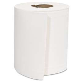 Center-Pull Roll Towels, 2-Ply, White, 8 x 10, 600/Roll, 6 Rolls/Carton