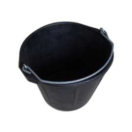 MR 10QT BLK Rubb Bucket