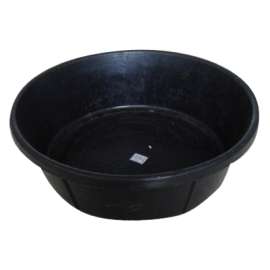 MR8QT BLK Rubb Feed Pan
