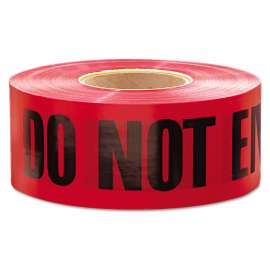 1,000 ft. x 3 in. "Danger Do Not Enter" Barricade Tape (Red)