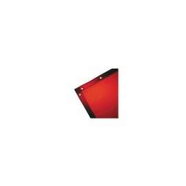 See-Thru Welding Curtains, 6 ft X 8 ft, Vinyl, Spectra Orange