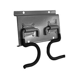 CRAWFORD STSR2 Tool Holder Hook, 50 lb, Duramount Rail Mounting, Steel, Powder-Coated