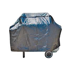 Omaha Grill Cover, 20 in W, 34 in H, Vinyl, Black