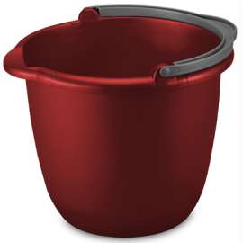 10QT RED Spout Pail