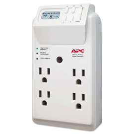SurgeArrest Surge Protector, 4 Outlets, 1020 Joules, White