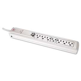 SurgeArrest Surge Protector, 7 Outlets, 4 ft, 1020 Joules, White