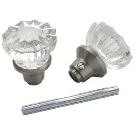 2PK Knob Glass/Spindle