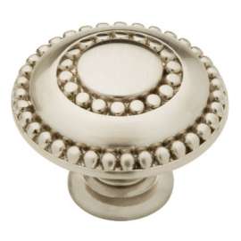 1-3/8" NI DBL Bead Knob
