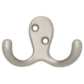 2PK NI DBL Robe Hook
