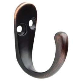 2PK BRZ SGL Robe Hook