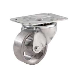 Shepherd Hardware 9780 Swivel Caster, 3 in Dia Wheel, 1-1/4 in W Wheel, Cast Iron Wheel, 250 lb