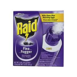 RAID 41654 Flea Killer Plus Fogger, 3840 cu-ft Coverage Area, Clear