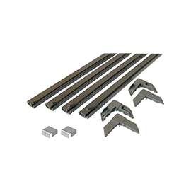 Make-2-Fit PL7806 Screen Frame Kit, 3 ft L x 3/4 in W Dimensions, Aluminum, Bronze, 10-Piece