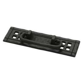 4-1/4" BLK Horiz Pull