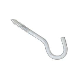 National Hardware 2156BC Series N220-871 Screw Hook, 5/16 in Opening, 4-1/2 in L, Steel, Zinc