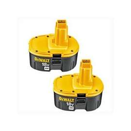 DeWALT DC9096-2 Rechargeable Battery Pack, 18 V, 2.4 Ah