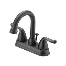 Boston Harbor TQ-5111080RW Lavatory Faucet, 1.2 gpm, 2-Faucet Handle, 3-Faucet Hole, Metal/Plastic, Venetian Bronze