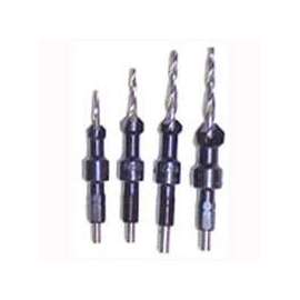 Wolfcraft 2590405 Screwsetter Bit Set, 4-Piece, For Portable Drills and Drill Presses
