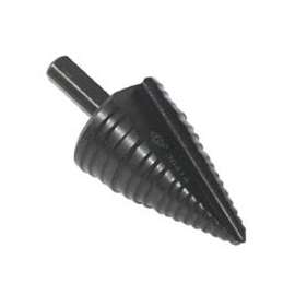 Greenlee Kwik Stepper 36414 Stepped Dill Bit Step Drill Bit, Double Milled Flute, 3/8 in Dia Shank