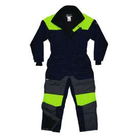 N-Ferno 6475 Insulated Freezer Coverall, 4X-Large, Navy