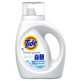 Free and Gentle Laundry Detergent, 32 Loads, 42 oz Bottle, 6/Carton