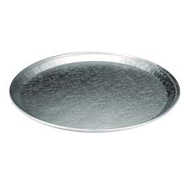 Aluminum Embossed Tray, 12" Diameter, 25/Carton