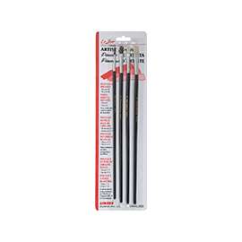 Linzer A444 Artist Paint Brush Set, Wood Handle