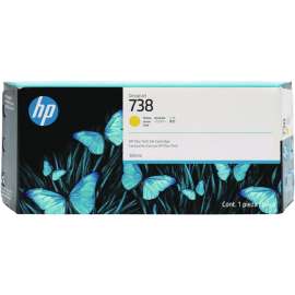 HP 738 (676N1A) Yellow Original DesignJet Ink Cartridge