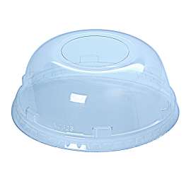 Kal-Clear/Nexclear Drink Cup Lids, Squat Dome Lid with 1.75" Hole, Fits 32 oz Cold Cups, Clear, 500/Carton