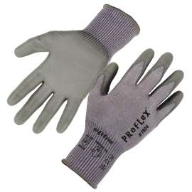 ProFlex 7024 ANSI A2 PU Coated CR Gloves, Gray, X-Small, Pair
