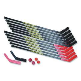 Ultra Shaft Hockey Set, Twelve 52" Hocket Sticks/Two Balls/Two Pucks/Two Extra Blades
