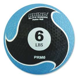 Rhino Elite Medicine Ball, 6 lb, Blue