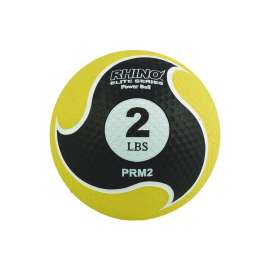 Rhino Elite Medicine Ball, 2 lb, Yellow