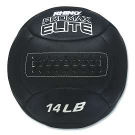 Rhino Promax Elite Medicine Ball, 14 lb, Black