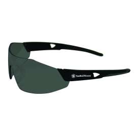 44 Magnum Safety Glasses, Black Frame, Black Lens, 12/Box