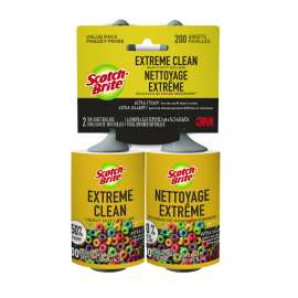Extreme Clean Lint Roller, 100 Sheets/Roll, 2/Pack