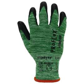 ProFlex 7002-ECO Recycled PU Coated Gloves, Green, Large, Pair