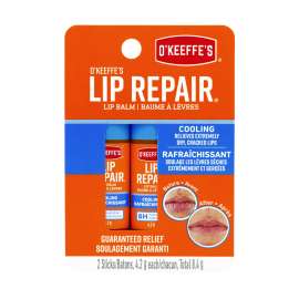Lip Repair Cooling Lip Balm, 0.15 oz Stick, 2/Pack