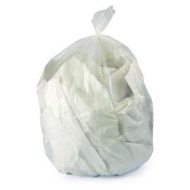 Linear Low-Density Can Liners, 16 gal, 0.5 mil, 24" x 32", Clear, 500/Carton
