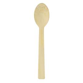 Bamboo Cutlery, Spoon, Light Golden, 100/Pack, 10 Packs/Carton