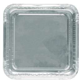 8" Square Cake Pan, 7.88 x 7.88 x 1.31, Silver, Aluminum, 500/Carton