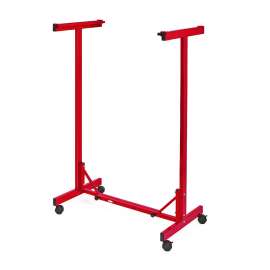 Expandable Blueprint Storage Cabinet Mobile Plan Center, Assorted Document Sizes, 20.5" x 28" to 46.5" x 50.75", Red