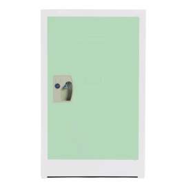 Steel Storage Locker, 1 Compartment, 15 x 15 x 24, Misty Green