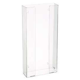 Acrylic Glove Dispenser, Quad Box Capacity, 10.2 x 3.5 x 21.1, Clear