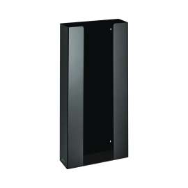 Acrylic Glove Dispenser, Quad Box Capacity, 10.2 x 3.5 x 21.1, Black