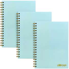 B5 Size Notebook, 1 -Subject, Medium/College Rule, Blue Cover, (80) 9.8 x 6.9 Sheets, 3/Pack