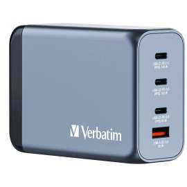 240 W 4-Port GaN Wall Charger, Black/Gray