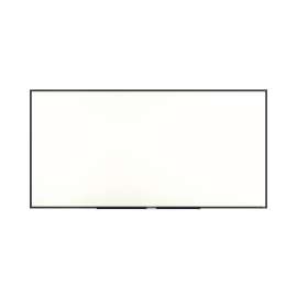 Melamine Dry Erase Board, 96" x 48", White Surface, Black Aluminum Frame